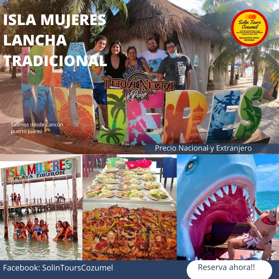 Isla Mujeres lancha Tradicional